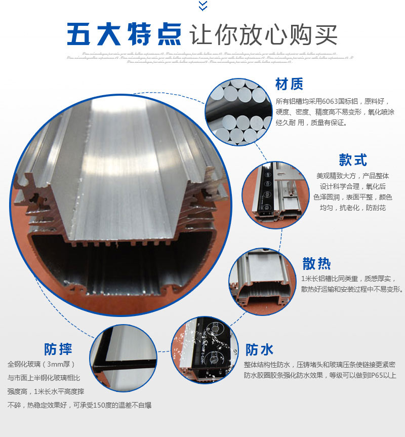 洗墙灯外壳套件